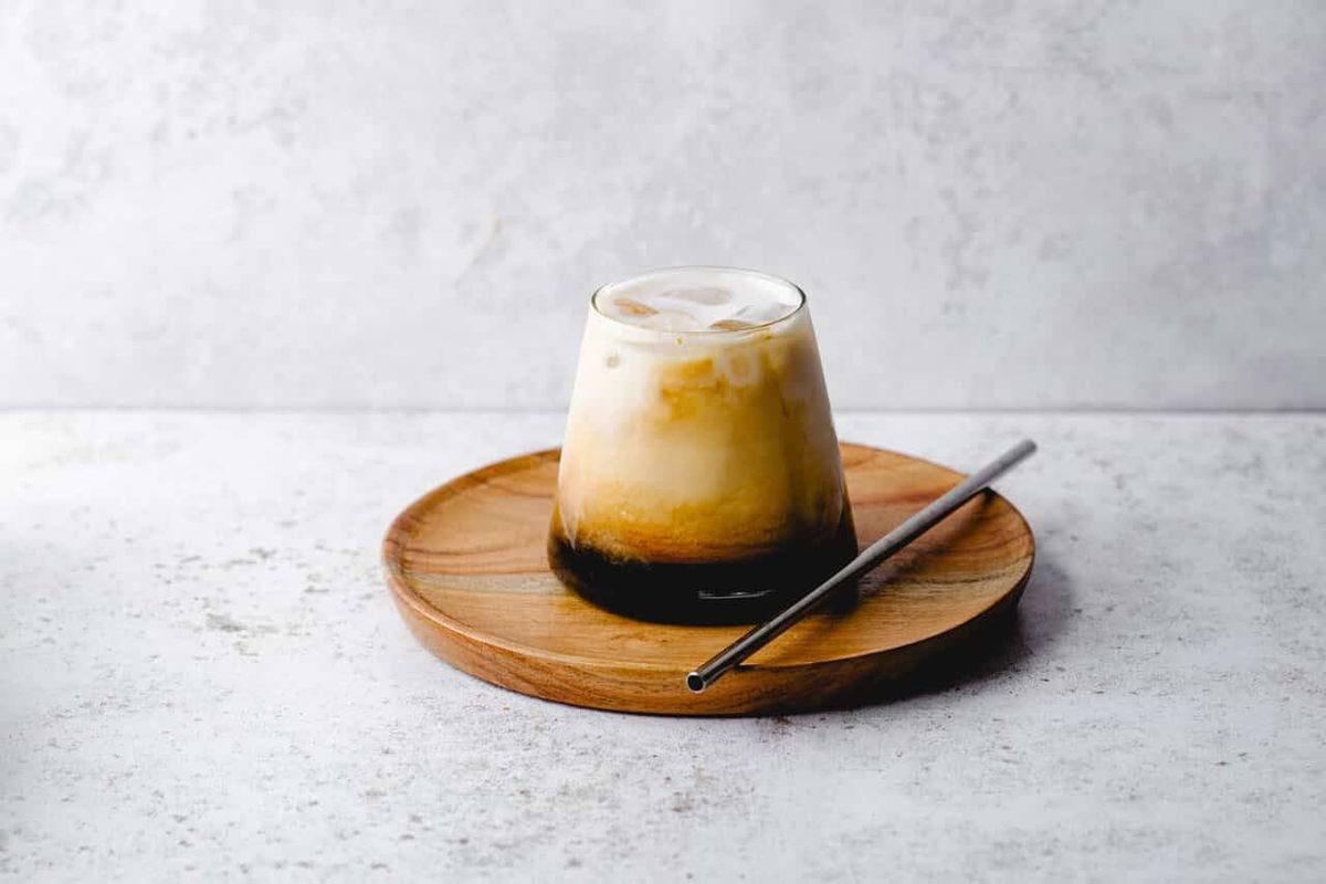 Ice Coffee with Vodka